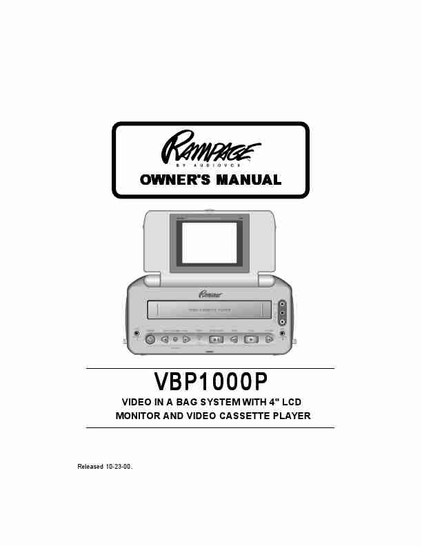 Audiovox Car Video System VBP1000-page_pdf